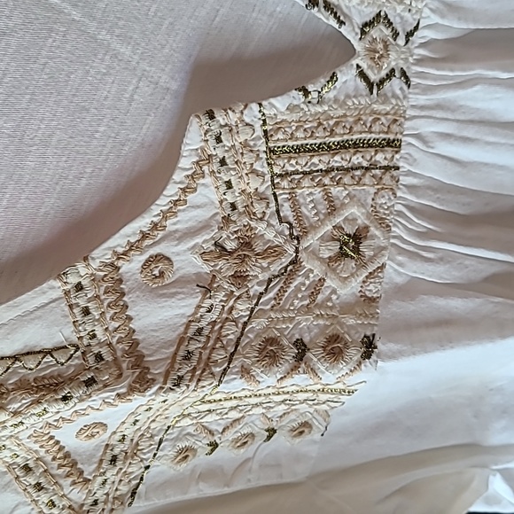 Luck Brand Embroidered Top Size Large - Picture 5 of 16